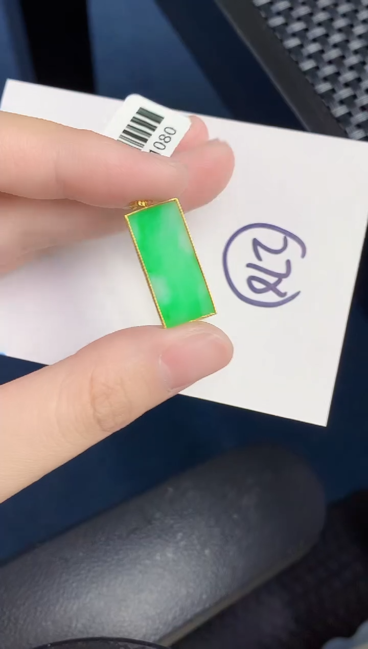 【闪购商品】翡翠颈饰18K金镶嵌000000000