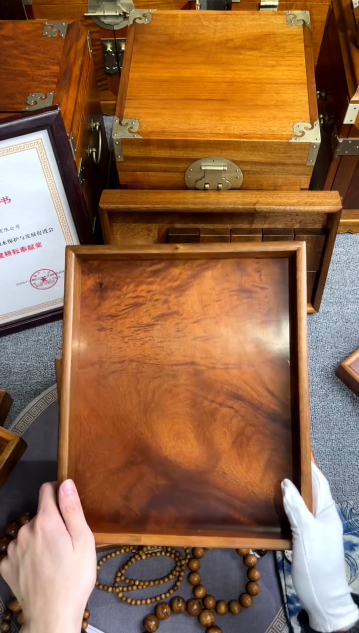 【闪购商品】金丝楠拆房老料紫金面板文盘