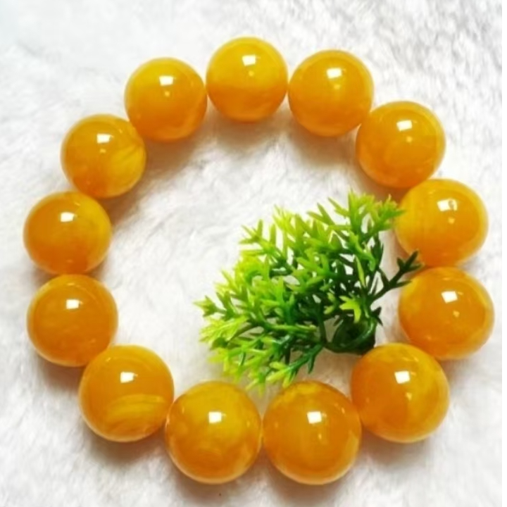 W139古巴新蜜蜜糖红手串15+mm