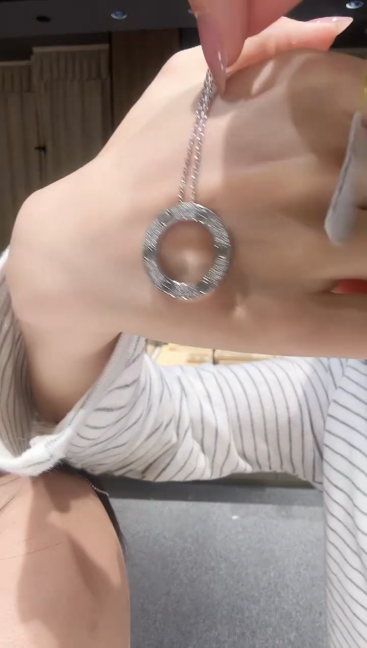 铂Pt950镶嵌项链钻石AY0311-PT-45