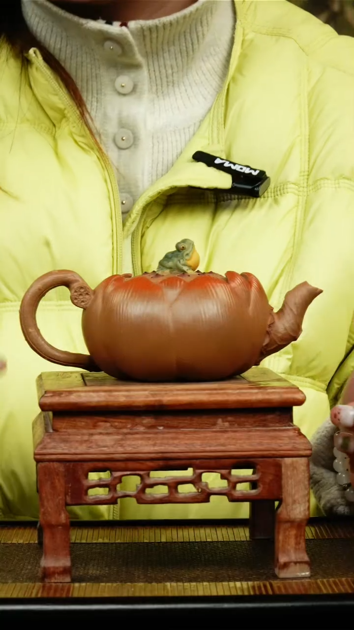 【闪购商品】紫砂茶壶荷叶让他一个图主要是