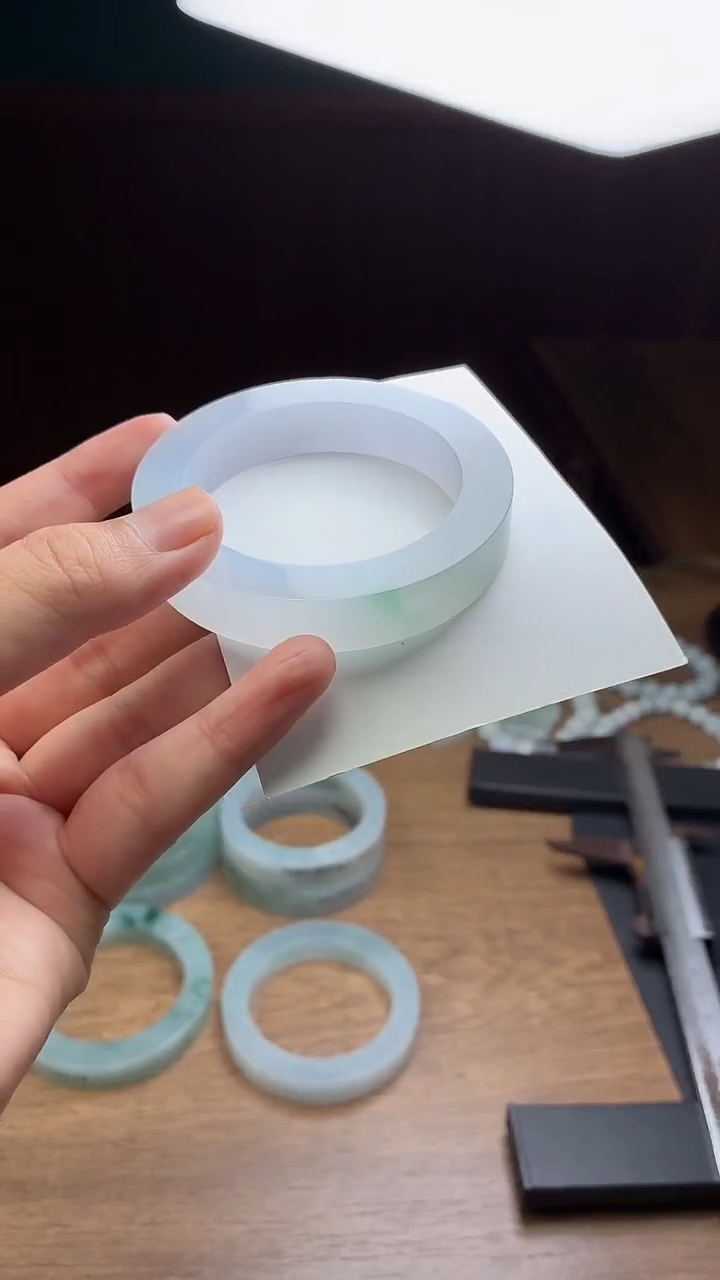 未镶嵌手镯定制翡翠奥****麻定制