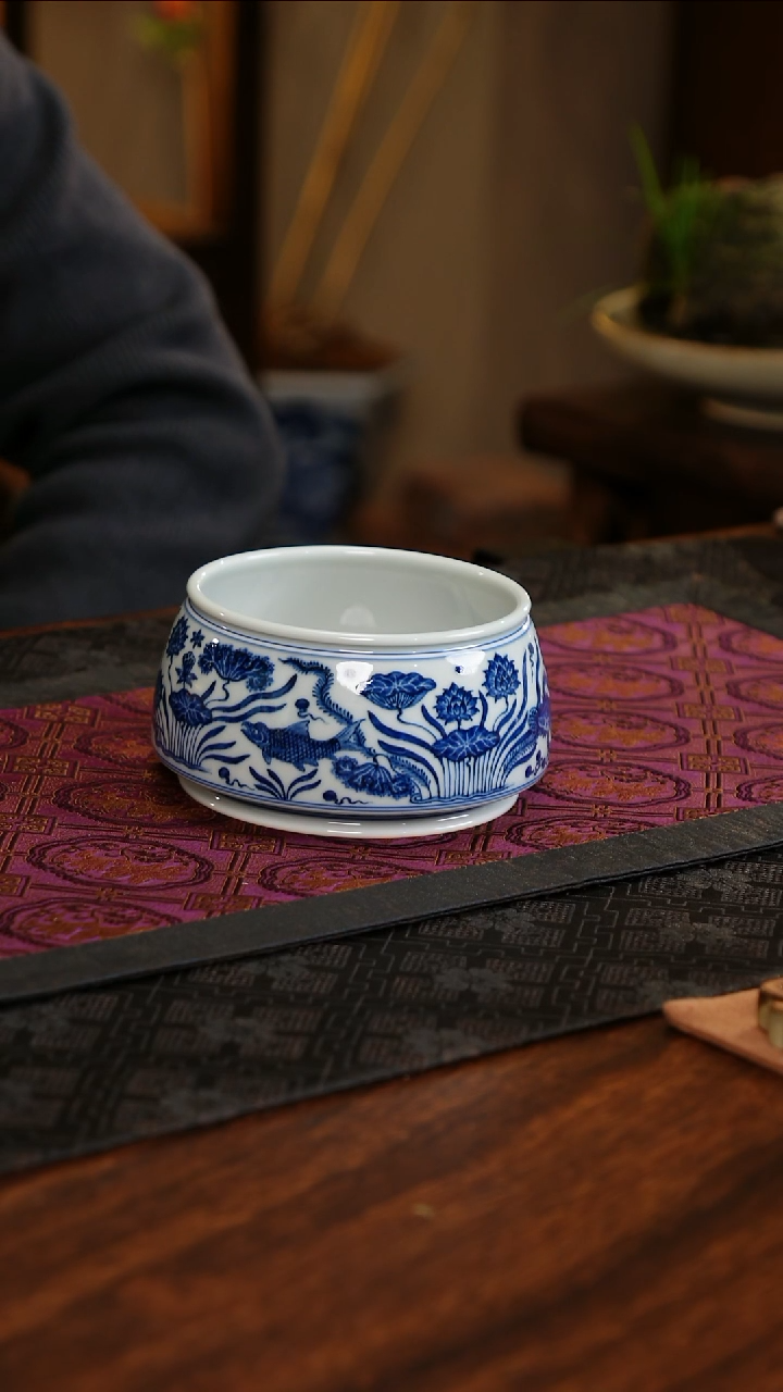 【闪购商品】杯子莹焰堂鱼藻茶洗