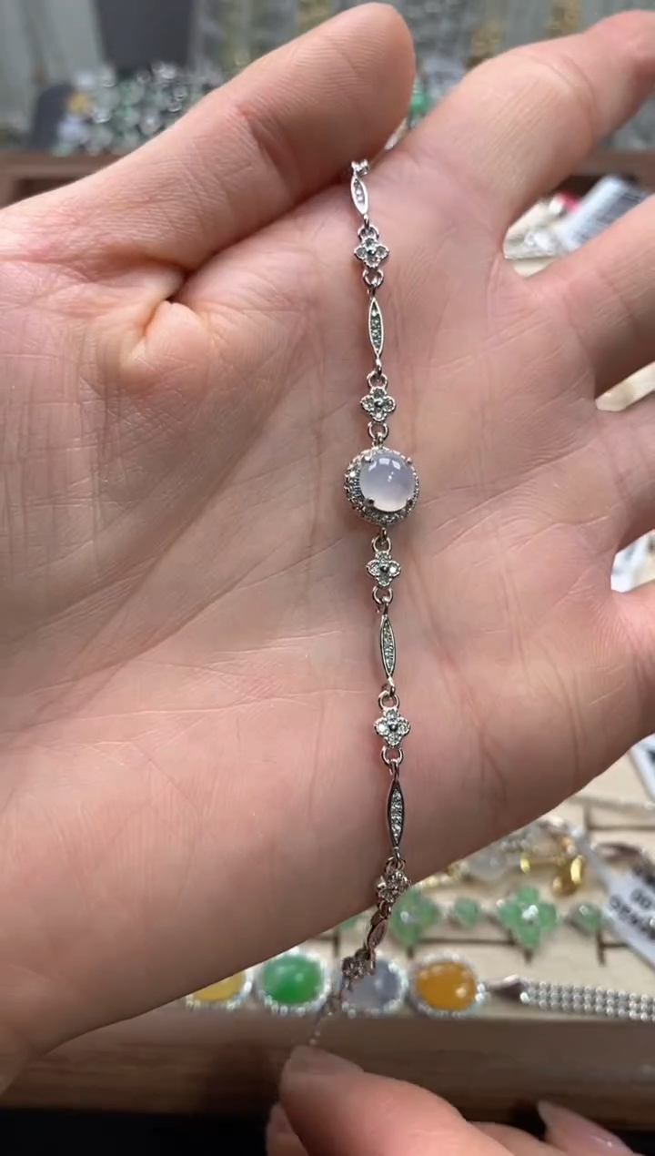 【闪购商品】翡翠戒指银S925镶嵌111111--1