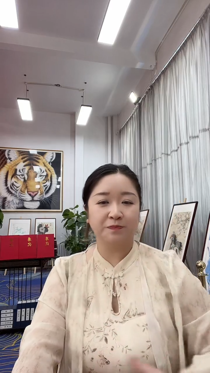 国画廖化老师国画作品