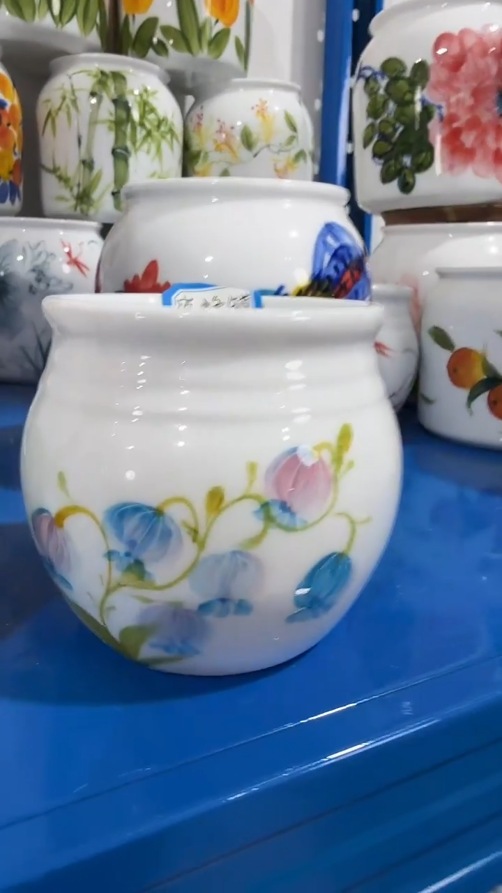 摆件陶瓷景德镇高温瓷（蜜蜂罐）