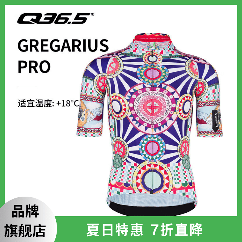 Q36.5意大利骑行服男款春夏气动插肩舒适透气轻量短袖上衣运动