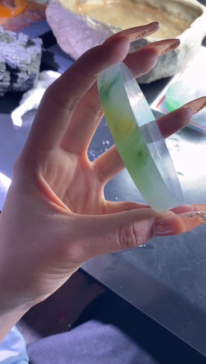 【闪购商品】定制翡翠毛胚定制手镯未镶嵌毛胚定制手镯