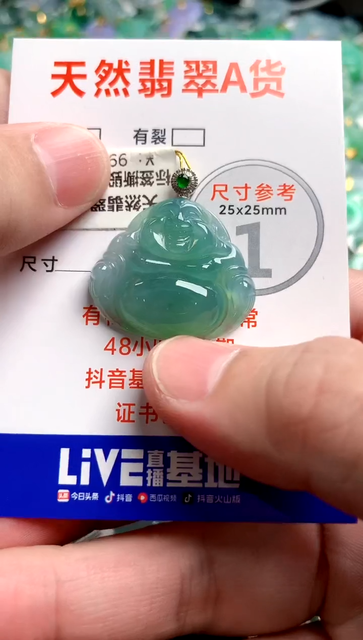翡翠18K金镶嵌颈饰0147558952