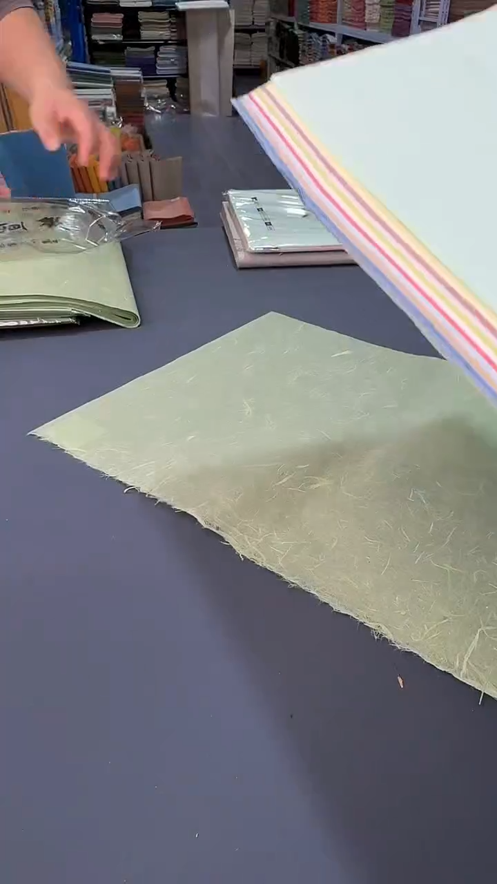 纯手工32*45楮皮云龙十色50张半生熟