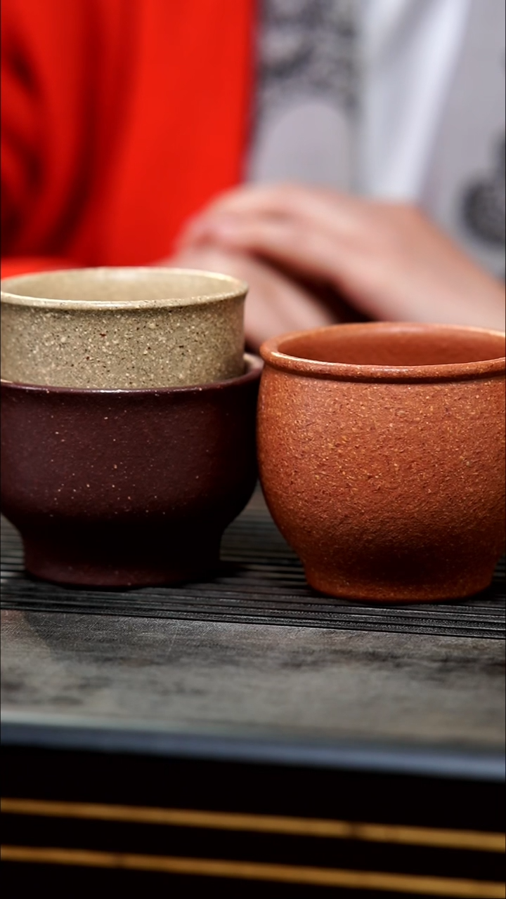 【闪购商品】紫砂茶杯3款粗砂到顶泥料大品主人杯豪横套组