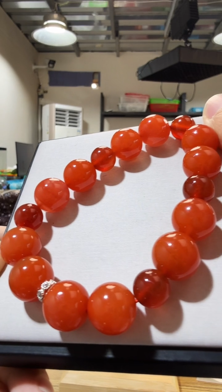 未镶嵌手链南红玛瑙优0036 约13mm