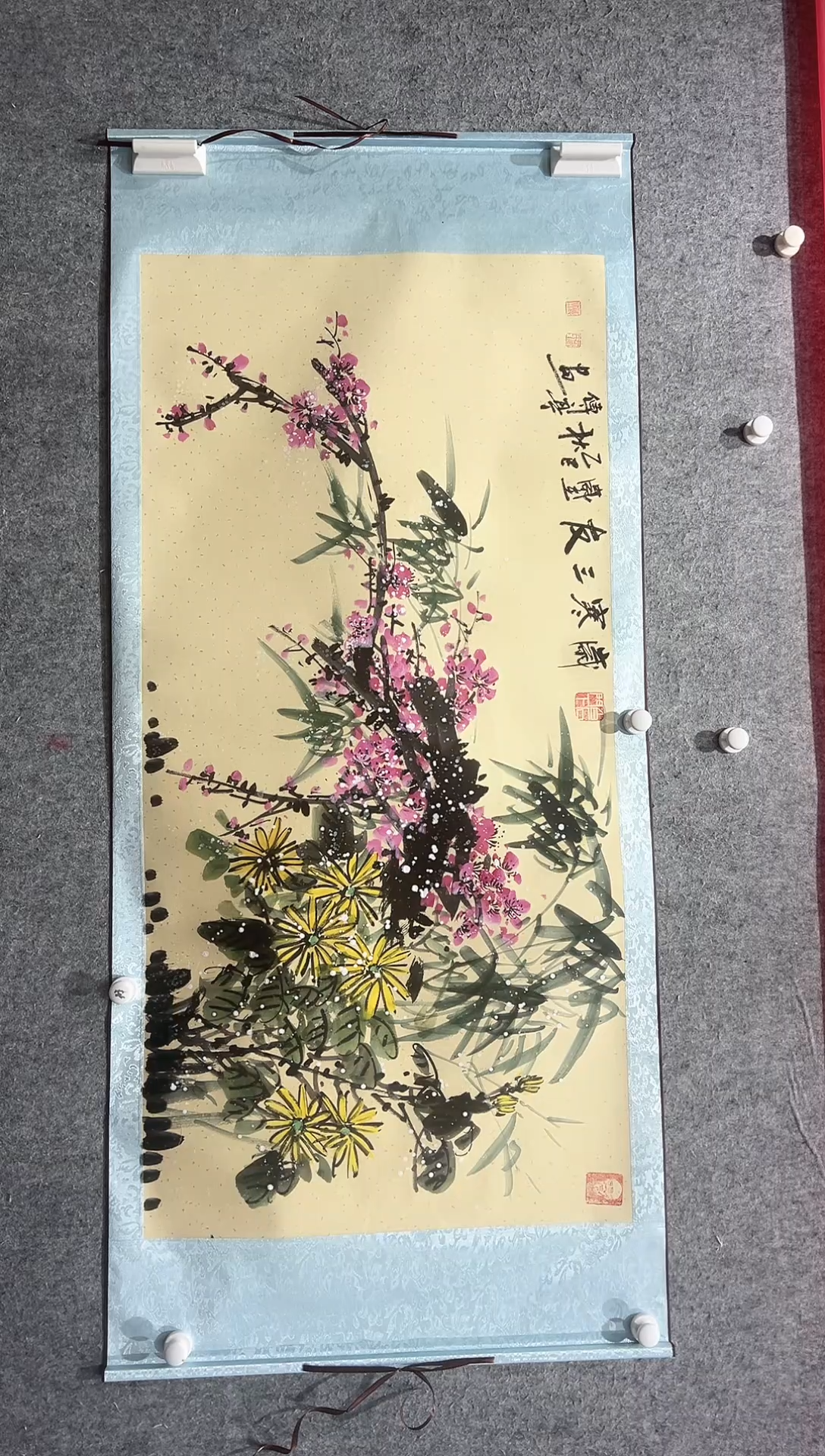 国画直播间张老师的作品