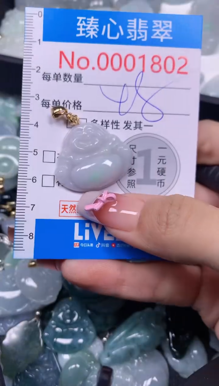 【闪购商品】翡翠颈饰未镶嵌含绳0001802