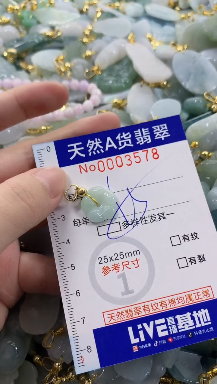 颈饰未镶嵌翡翠天然A货翡翠