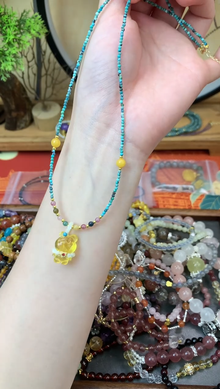 【闪购商品】蜜蜡颈饰未镶嵌336手串