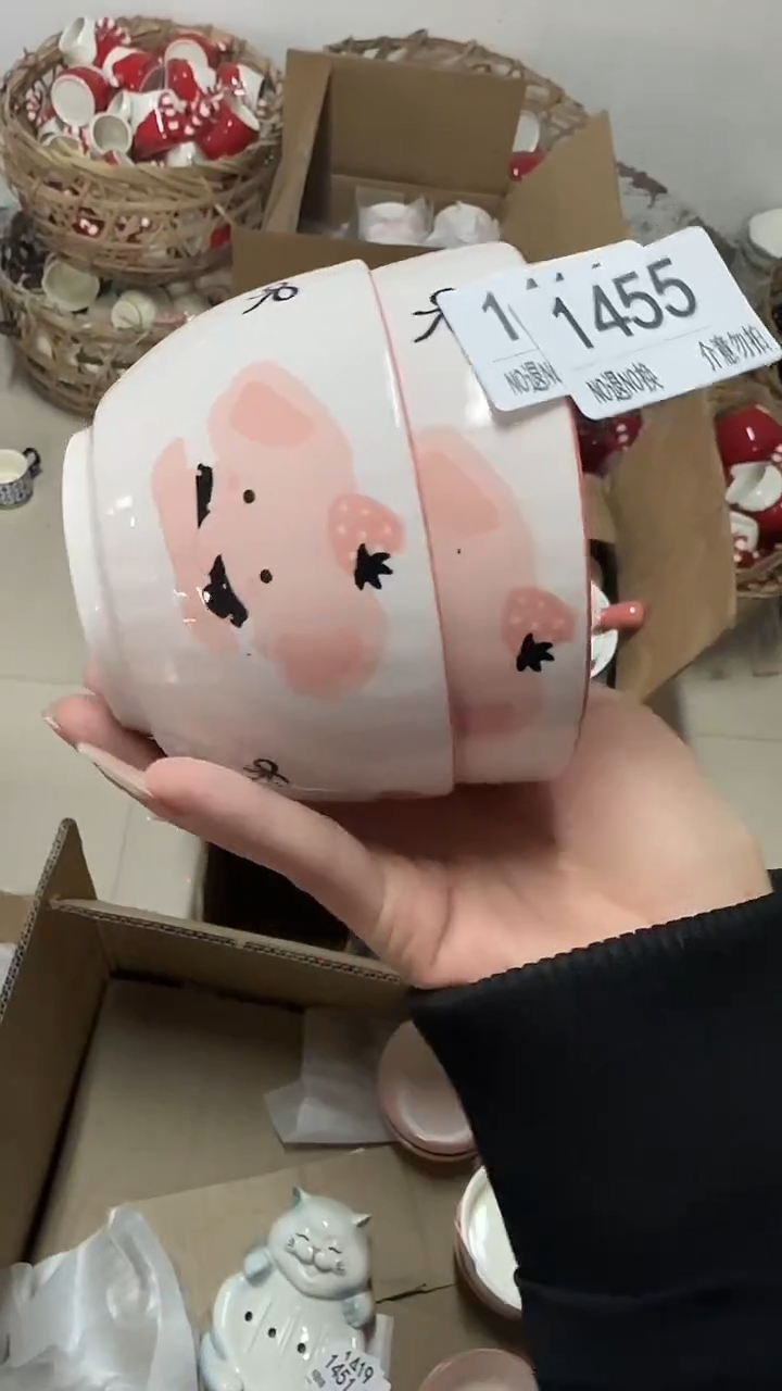 陶瓷手柄款微瑕四单包邮1455