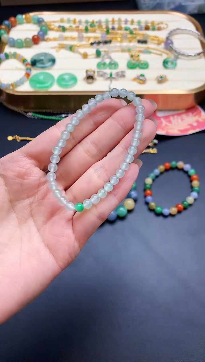 【闪购商品】翡翠手串未镶嵌y33|1800+0
