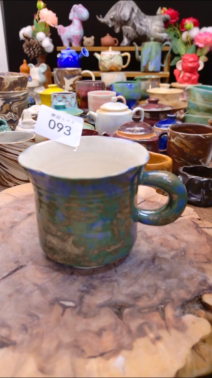 高温颜色釉 窑变系列 微瑕 093