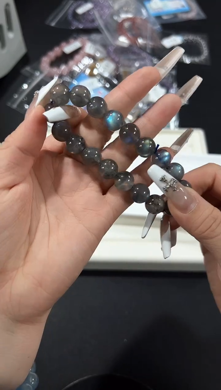 未镶嵌手链长石23r多样性发其一【1条】默认微瑕