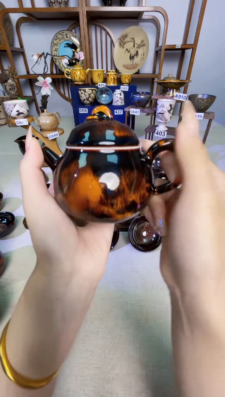 【特价微瑕单壶】非遗大师手工高温瓷特价款