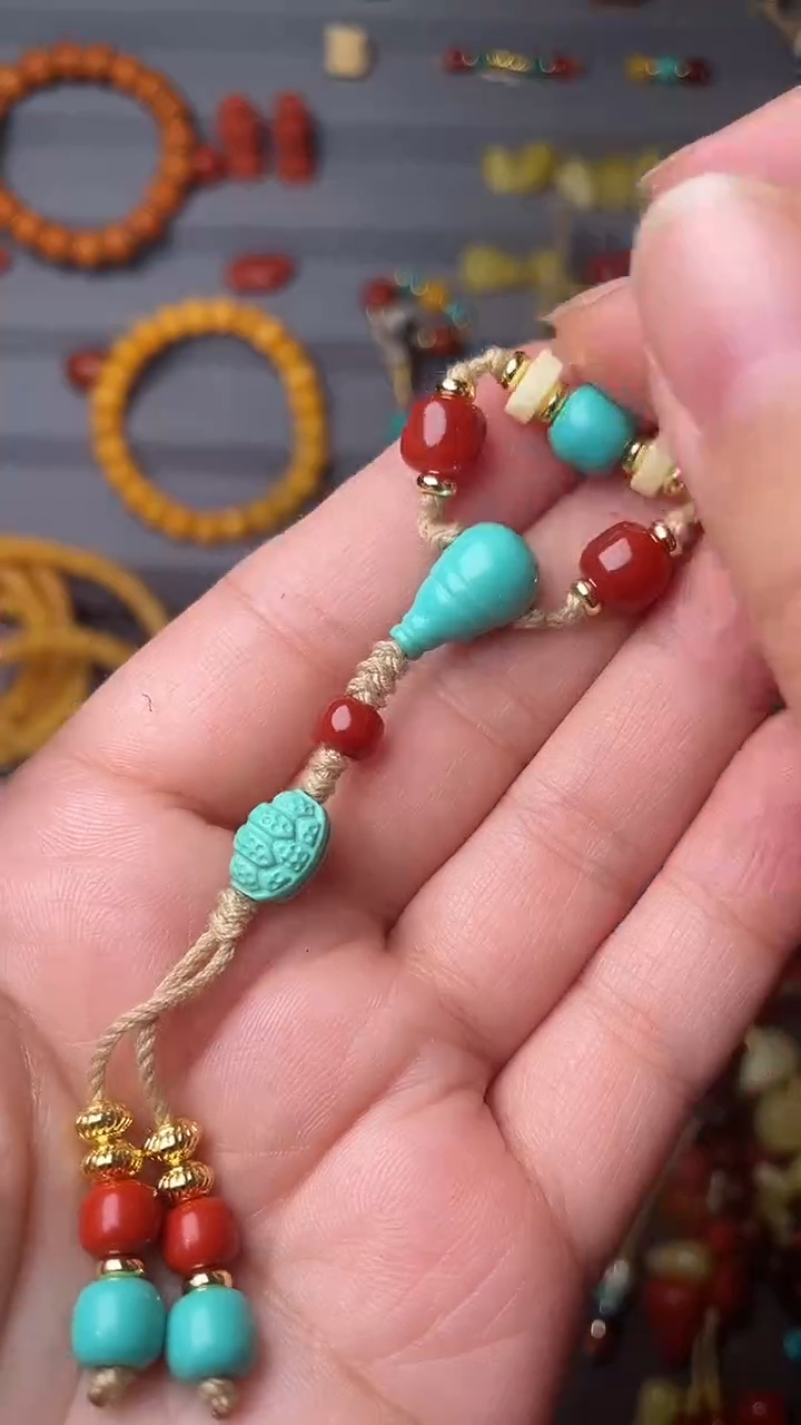 未镶嵌配饰玛瑙/玉髓3-7蒙松顶珠三通背云套