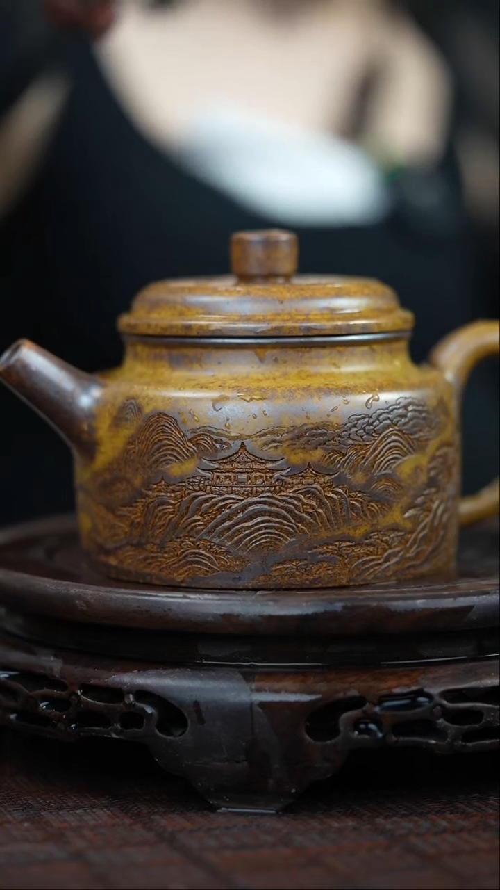 茶壶紫砂宜兴岁颐传砂原矿全手19