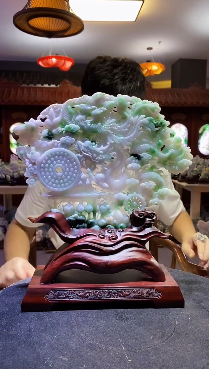 未镶嵌定制翡翠03/0910/W/龙凤