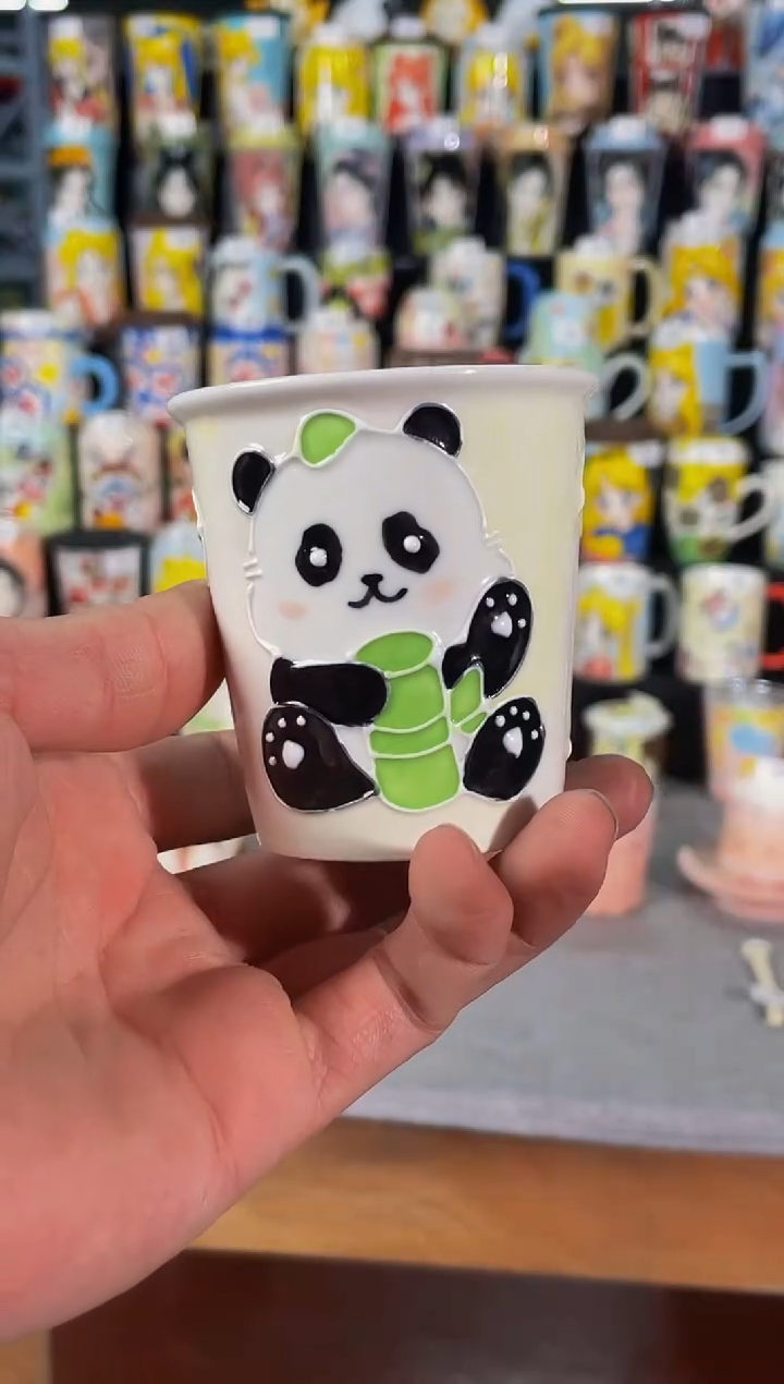 杯景德镇文创手绘陶瓷&A717