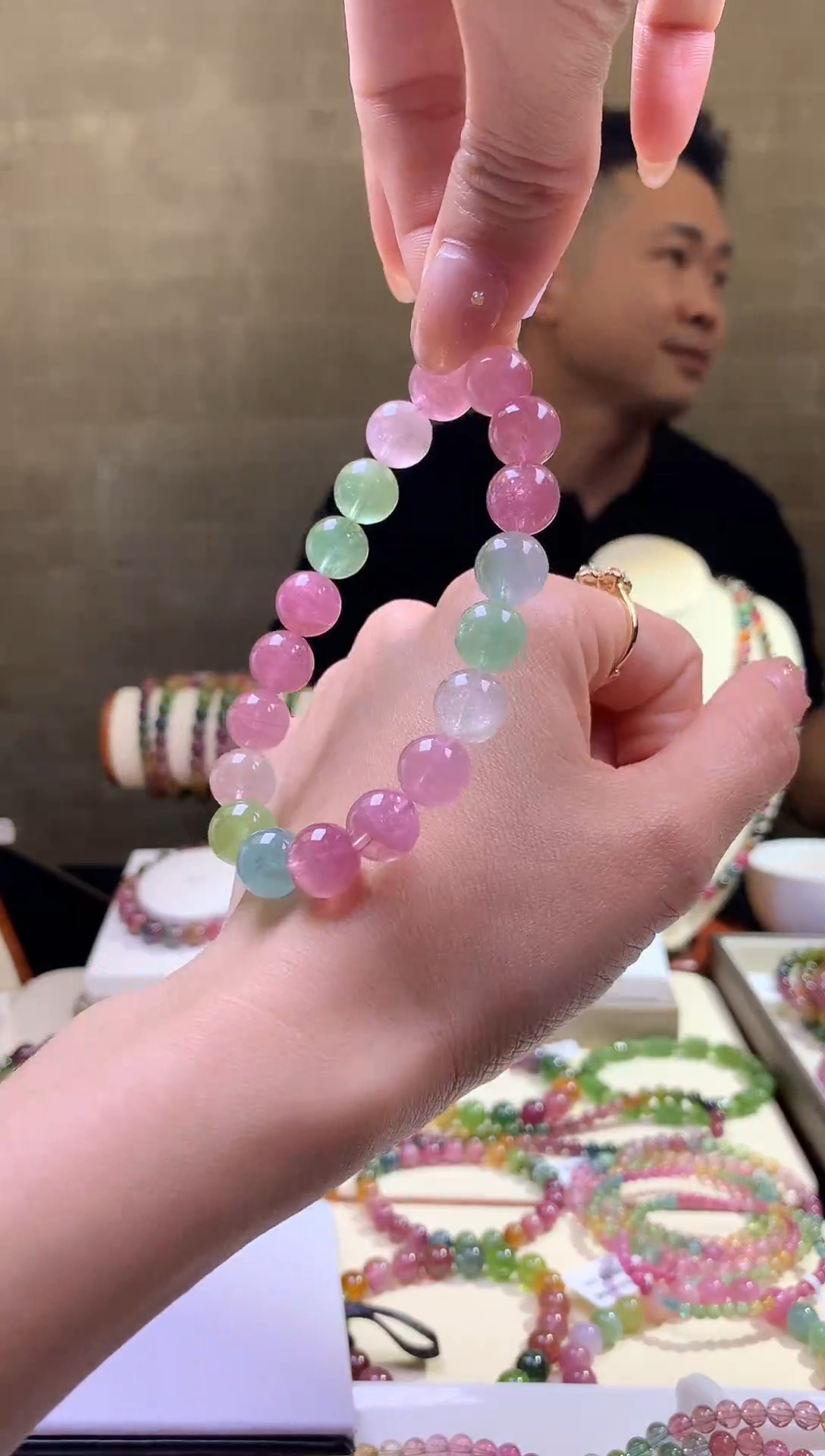 【闪购商品】碧玺手串未镶嵌碧玺