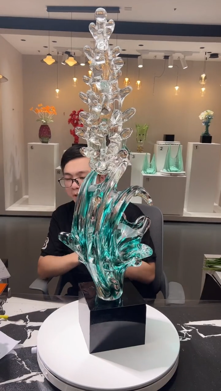 茶宠巴比特美学 风生水起大号带底座
