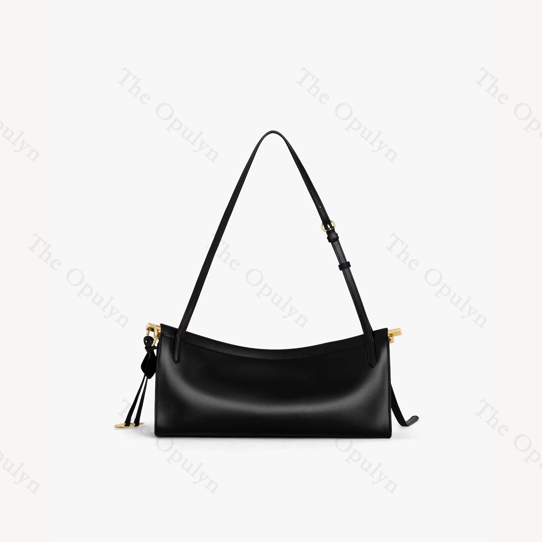 中号黑色独家定制五金+头层牛皮手拎单肩+斜挎