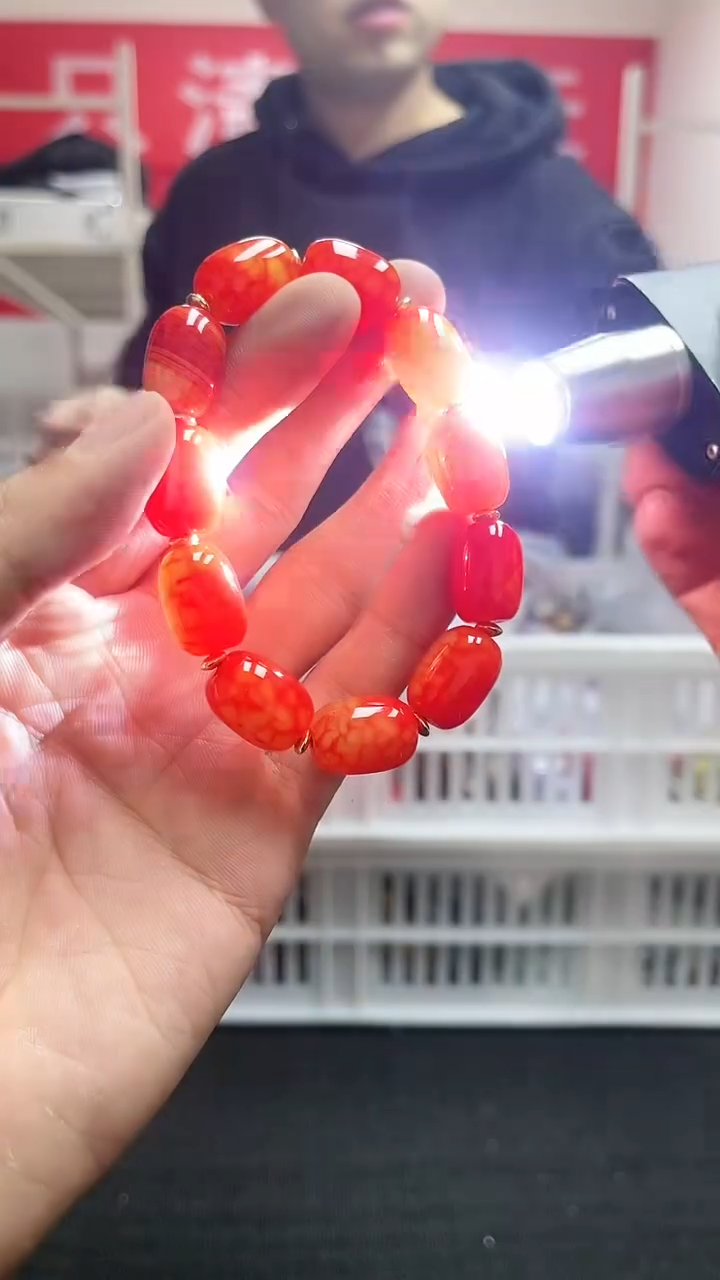 【闪购商品】玛瑙/玉髓手链未镶嵌精美手串78