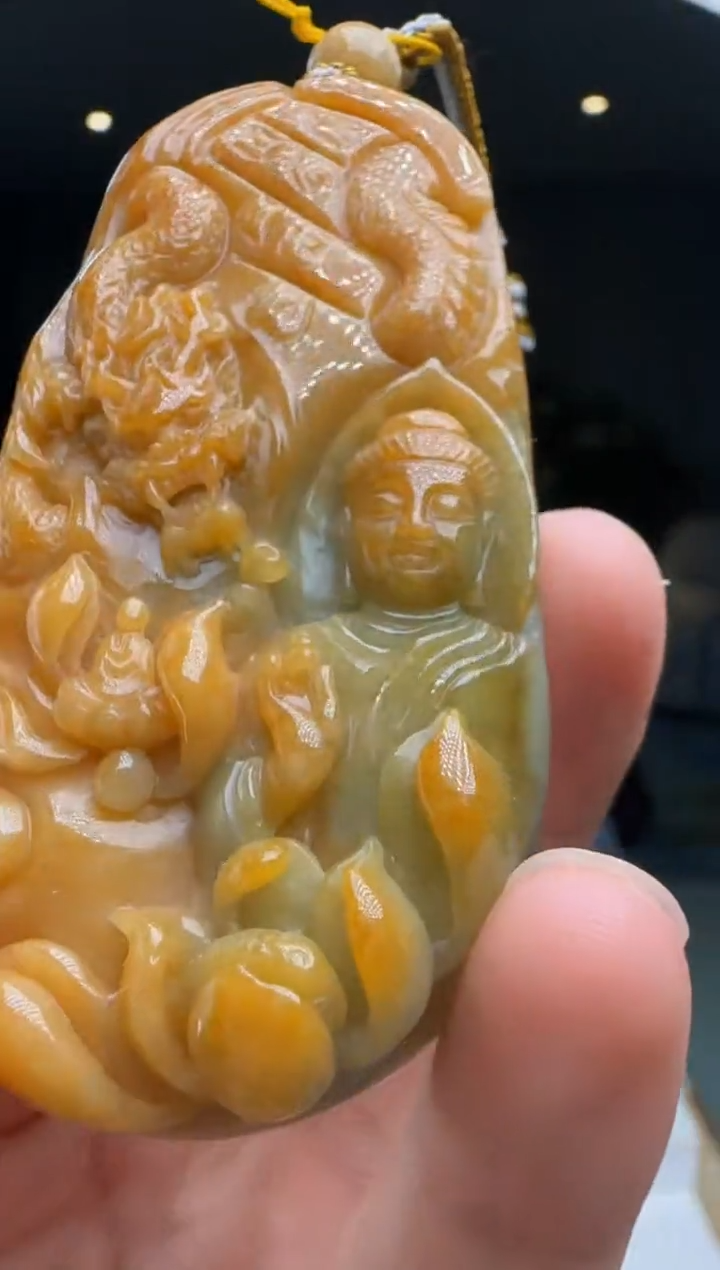 【闪购商品】翡翠吊坠(不含链)未镶嵌DY@@960Q3J15468