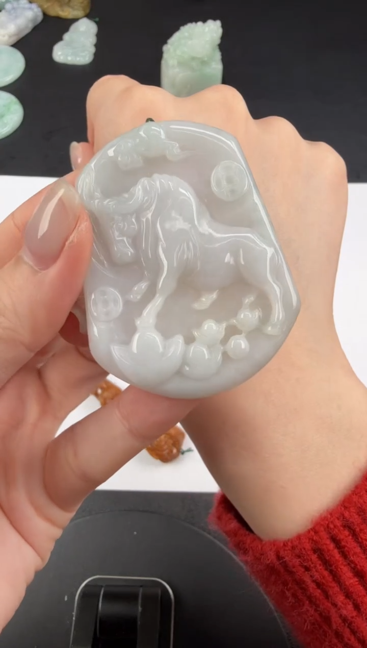 吊坠(不含链)未镶嵌翡翠翡翠饰品-139