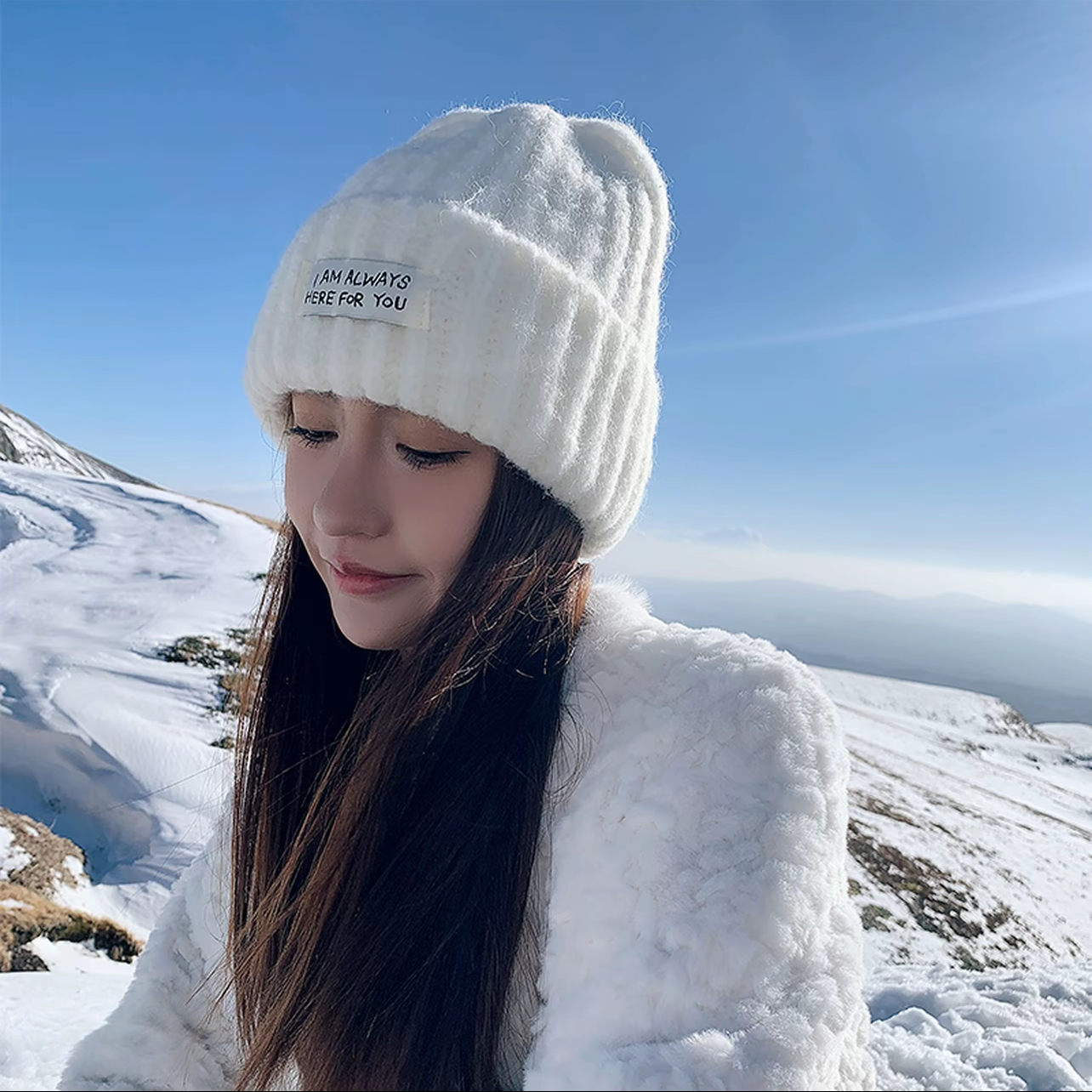 帽子爆款女粗针织毛线帽秋冬百搭大头围宽松保暖冷帽显脸小