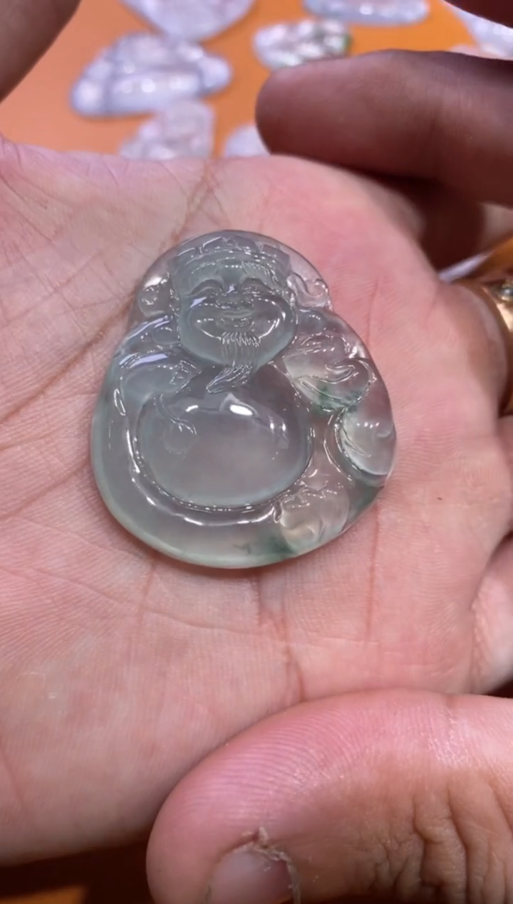 【闪购商品】翡翠颈饰未镶嵌财神7500