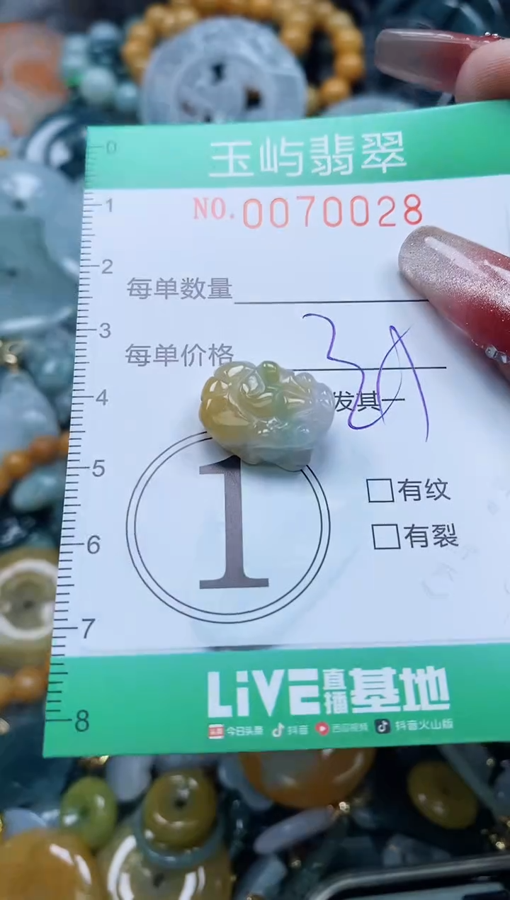 【闪购商品】翡翠颈饰未镶嵌闪购0070028