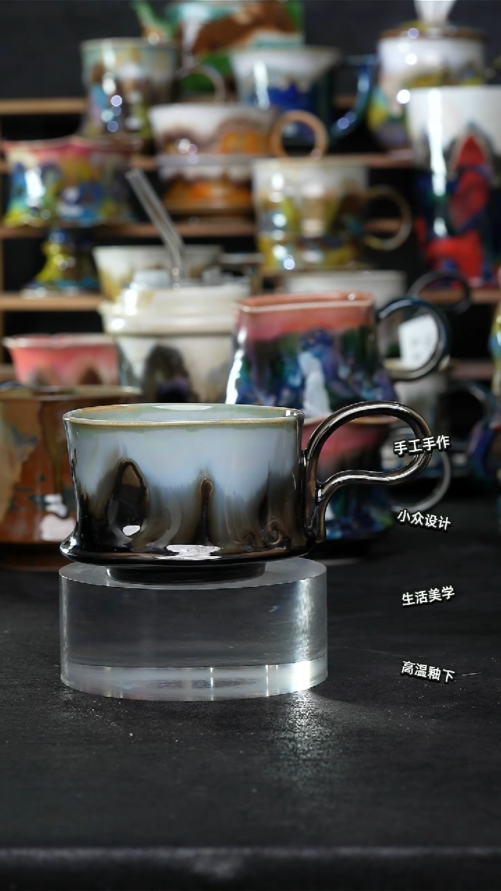 设计师款景德镇森涩手创陶瓷（食品级）812
