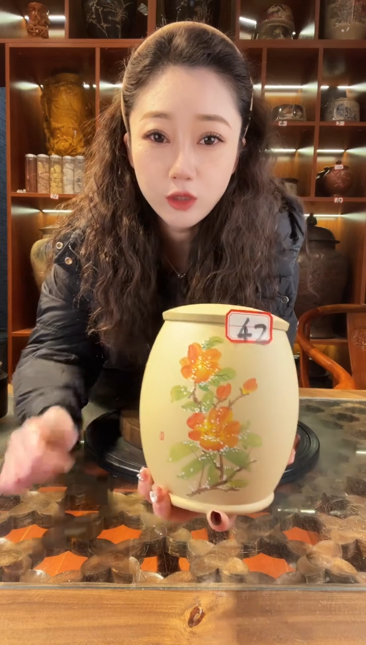 【闪购商品】缸云南建水紫陶白泥小茶罐@42