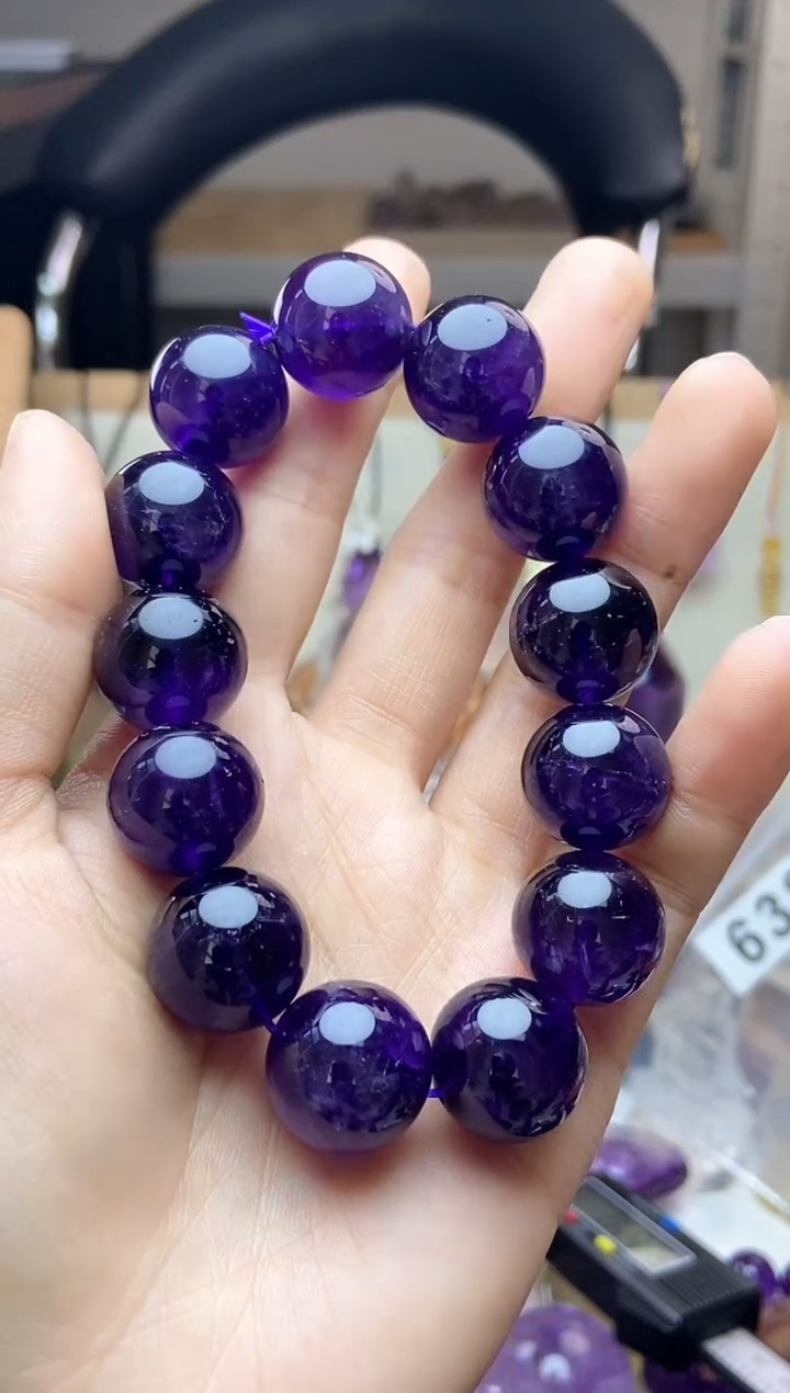 【闪购商品】紫晶手链17±/638未镶嵌【】