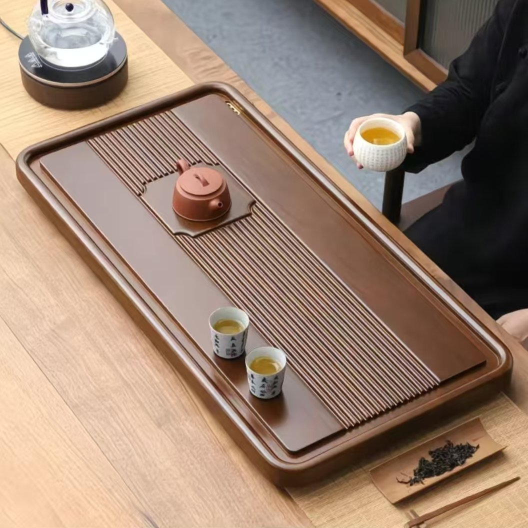 八角茶盘茶托盘家用中号60*30*4CM