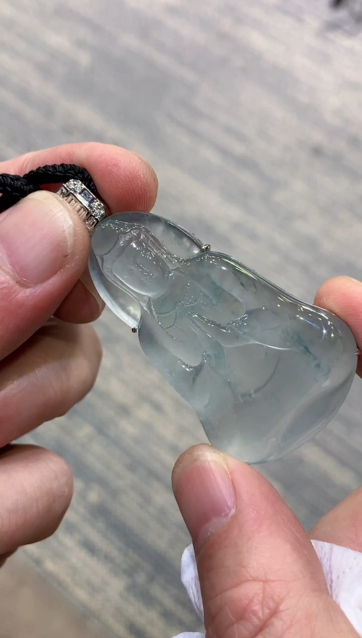 颈饰未镶嵌翡翠天然A货翡翠