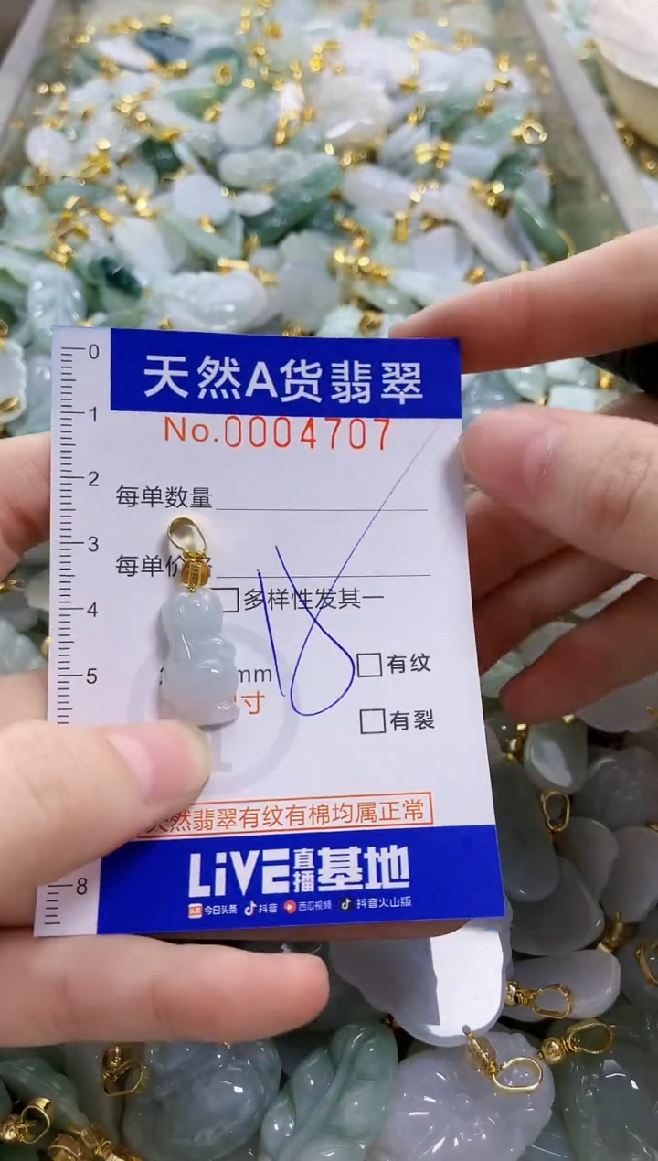 颈饰未镶嵌翡翠天然A货翡翠