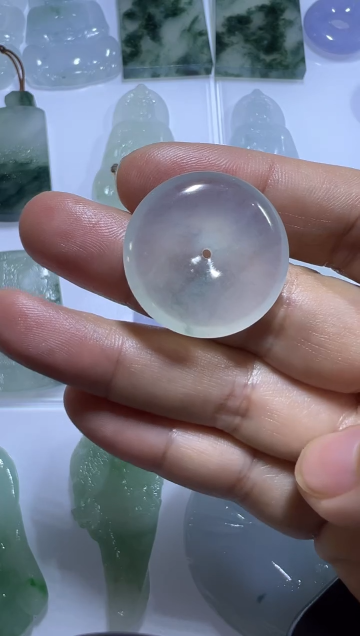 未镶嵌定制翡翠扣子