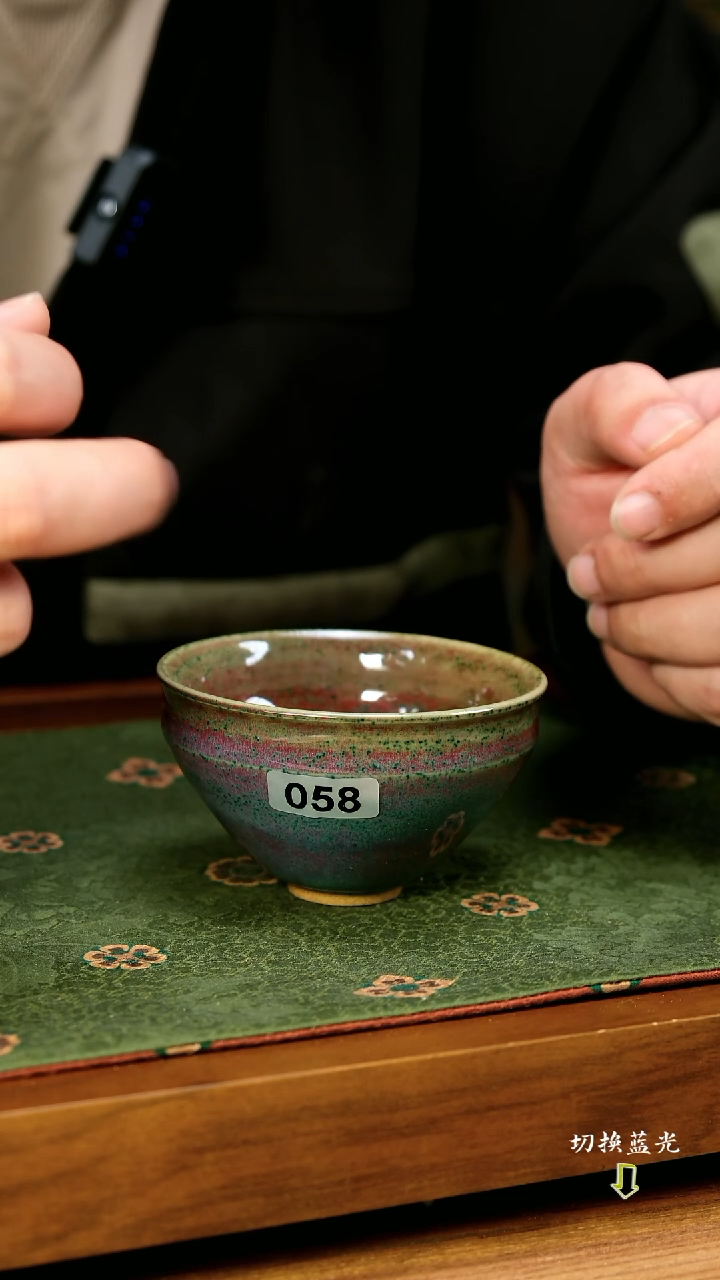 【闪购商品】张辉  手工柴烧卢钧主人杯  经典流传