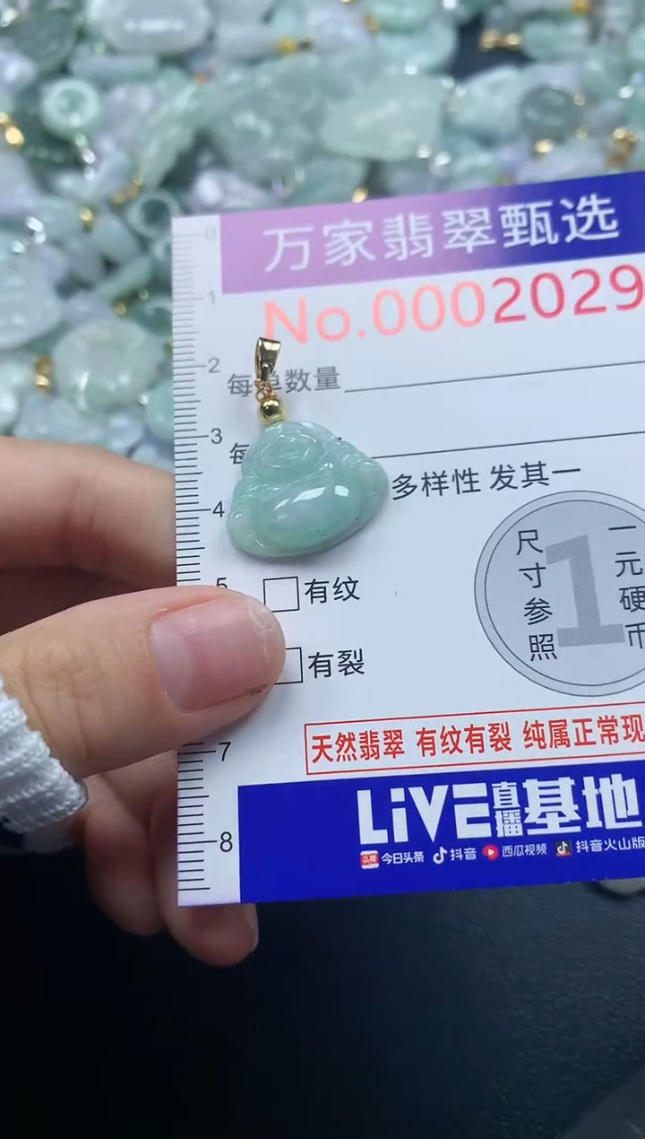 吊坠(不含链)未镶嵌翡翠2029