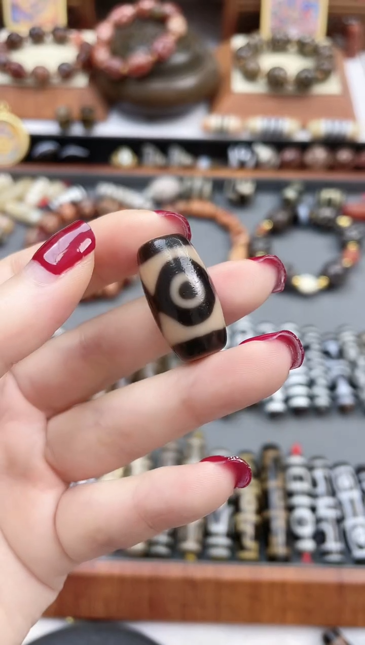 【闪购商品】玛瑙/玉髓珠珠未镶嵌黑金猫三