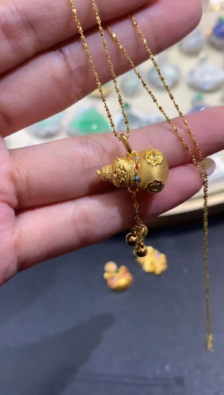 吊坠(不含链)18K金A297|多样性发货一件|980|BKJ5