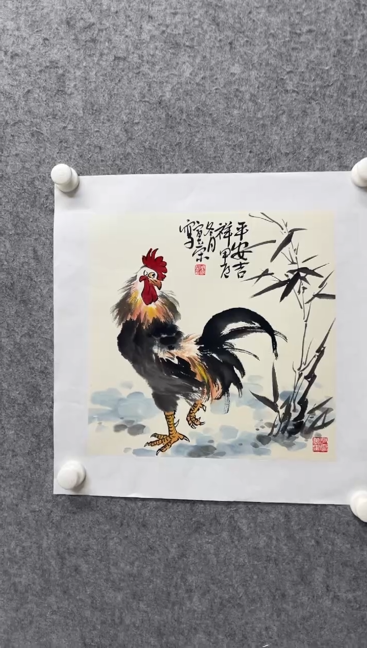 【闪购商品】国画写意画花鸟画手绘